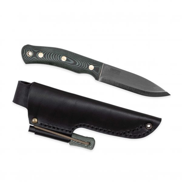 No.10 SFK, Green Micarta, Sleipner with Firesteel
