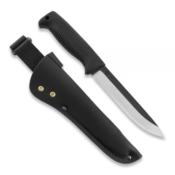 M95 Ranger Puukko, 80CrV2 uncoated, leather