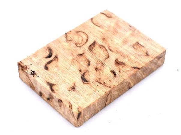 Curly Birch Spacer, small